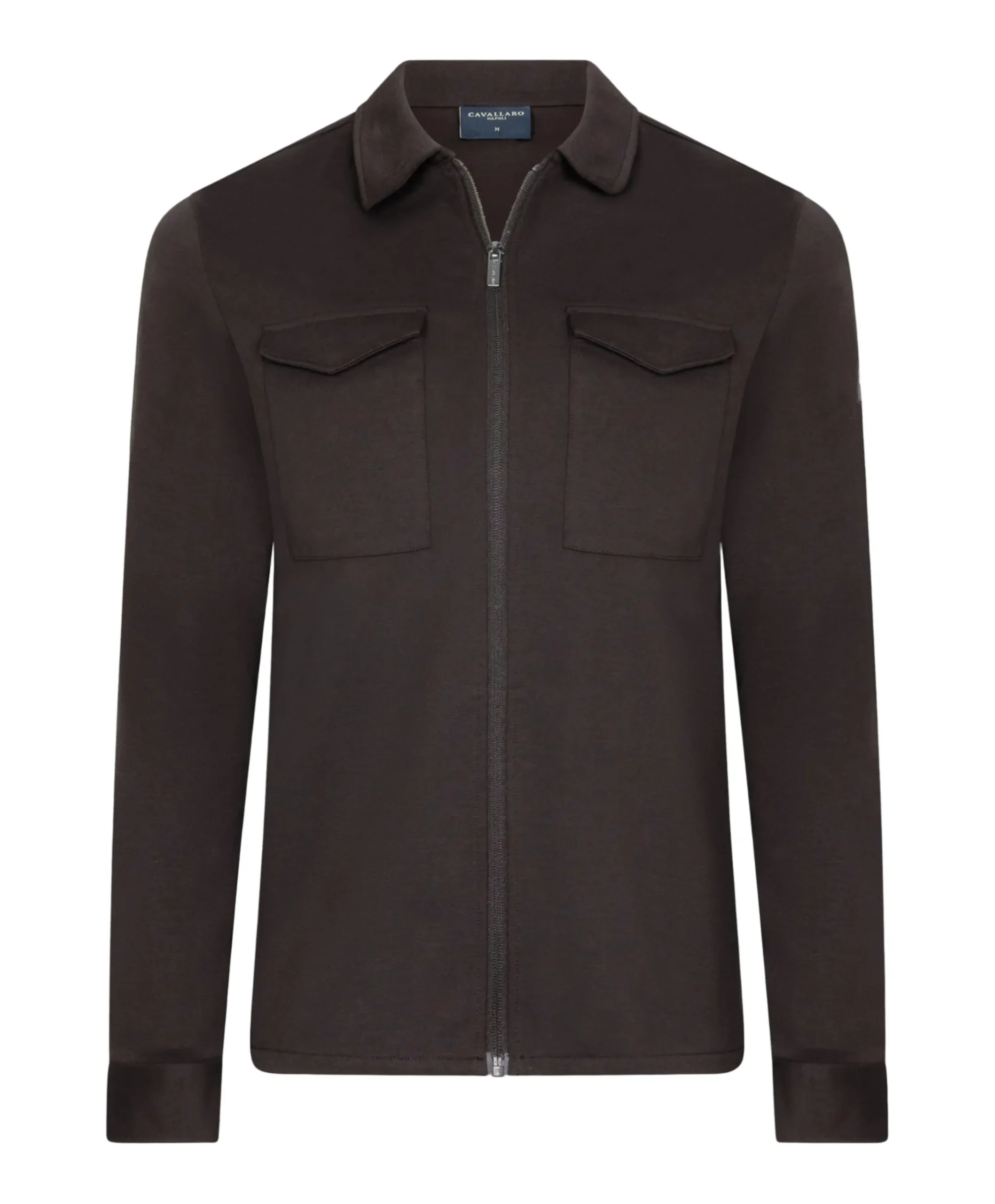 Heren overshirt bruin