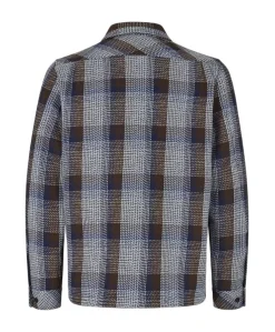 Heren overshirt bruin