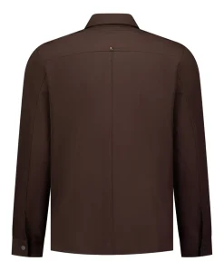Heren overshirt bruin