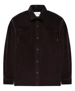 Heren overshirt bruin