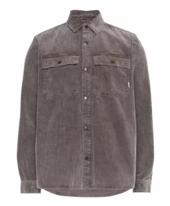 Heren overshirt bruin
