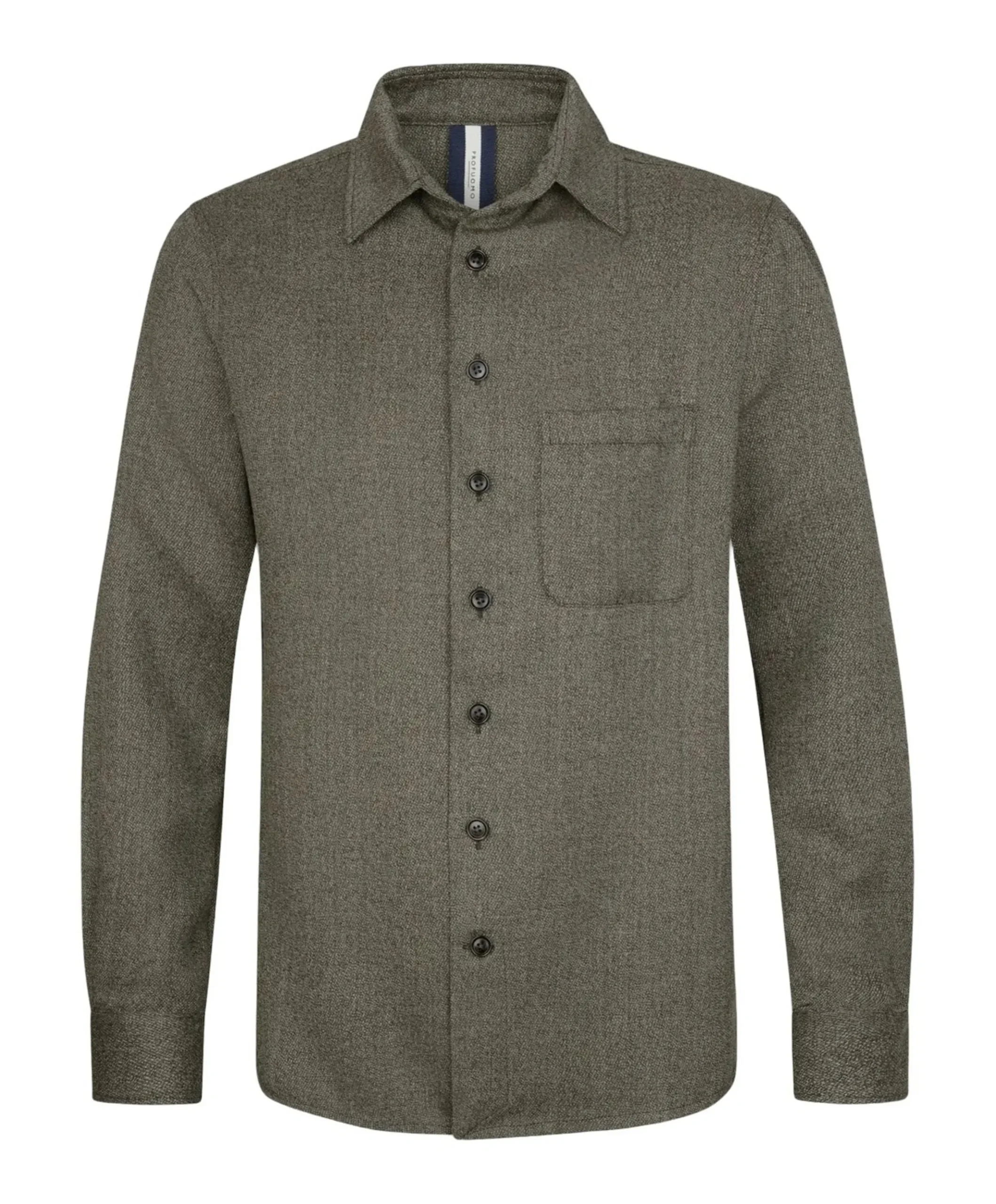 Heren overshirt bruin
