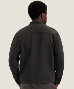 Heren overshirt bruin