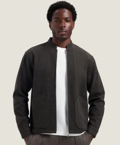 Heren overshirt bruin