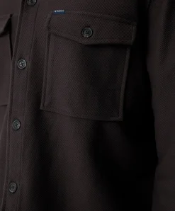 Heren overshirt bruin