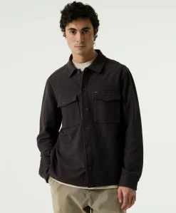 Heren overshirt bruin
