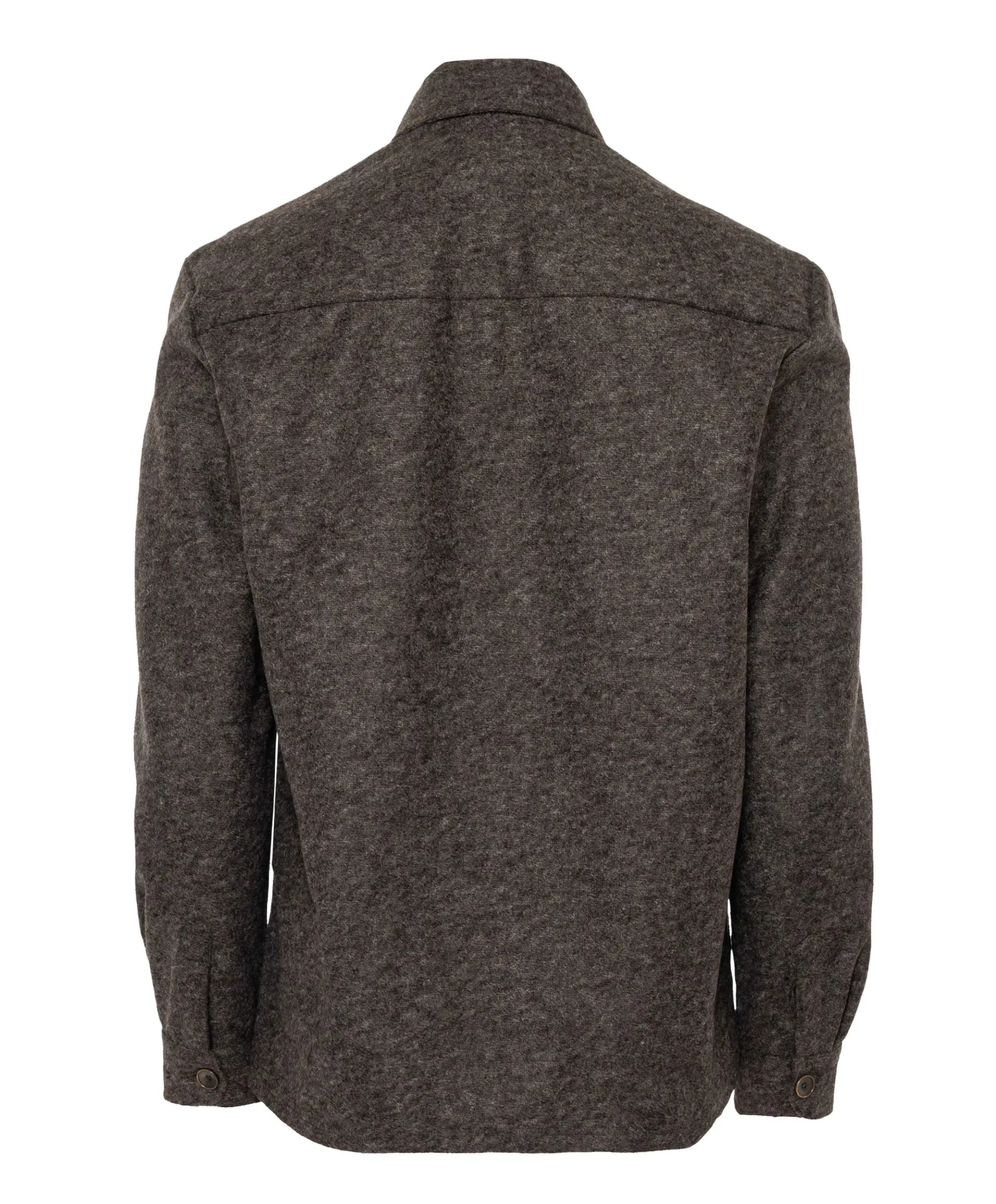Heren overshirt bruin