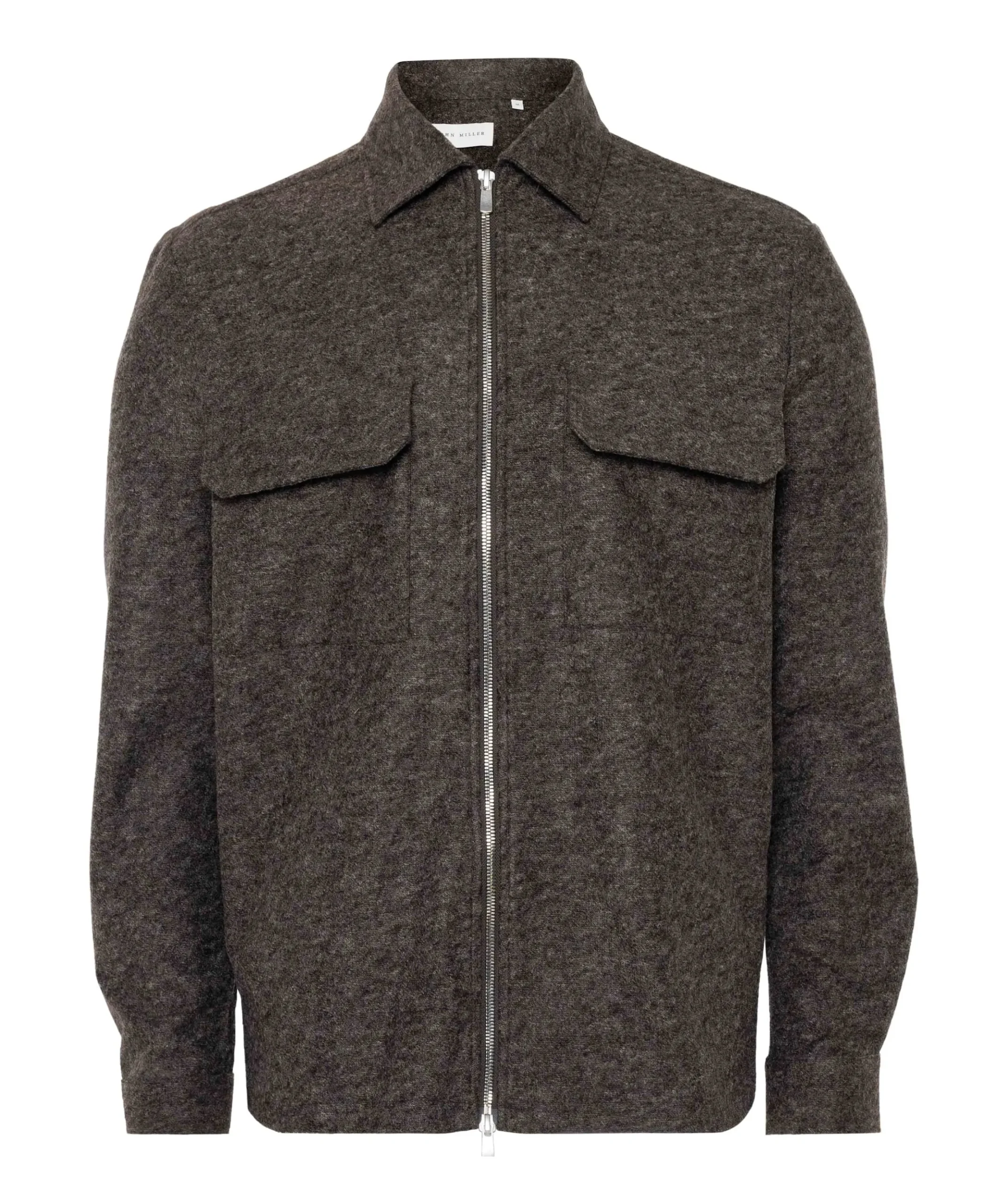 Heren overshirt bruin
