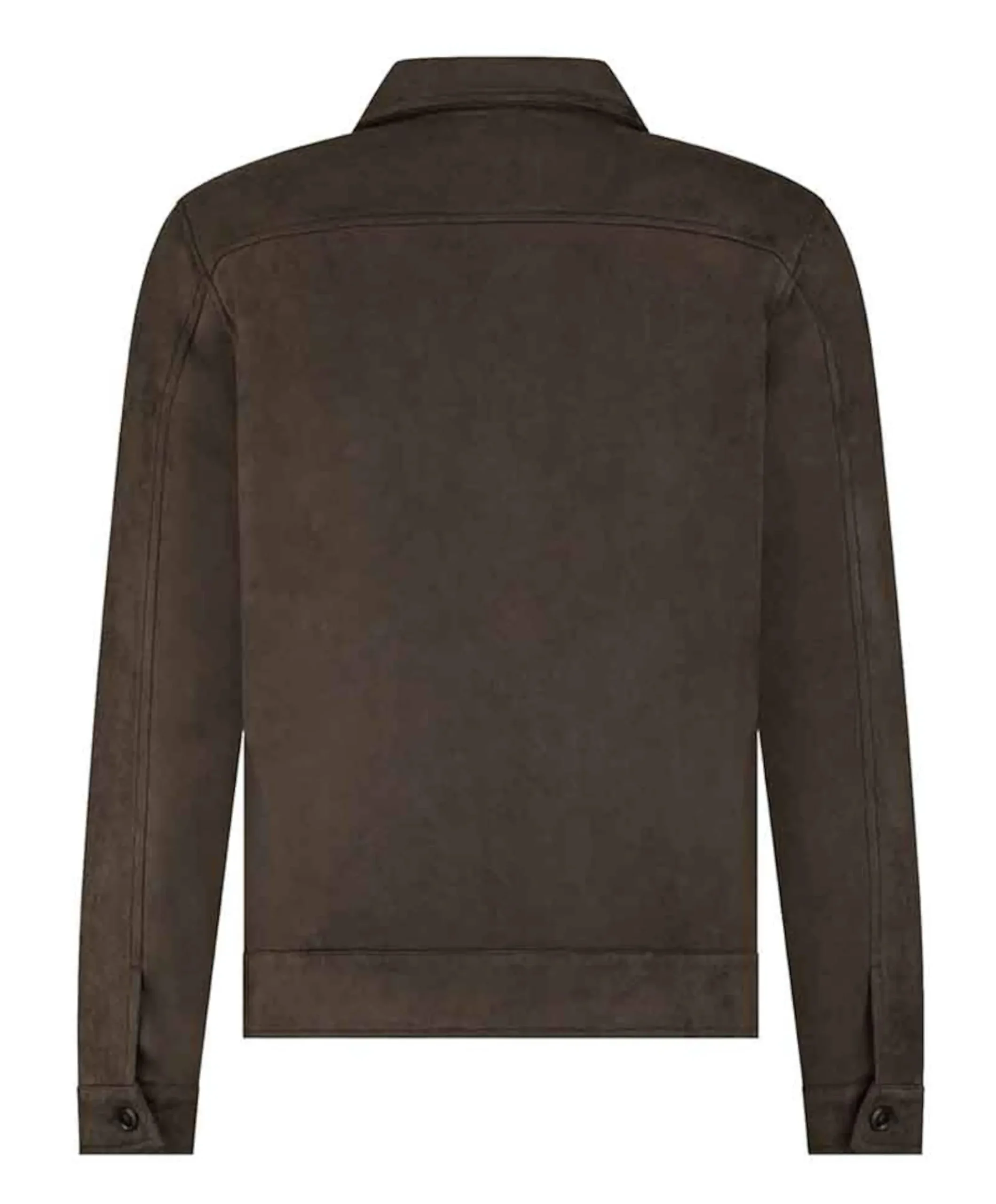 Heren overshirt bruin
