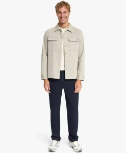 Heren overshirt bruin