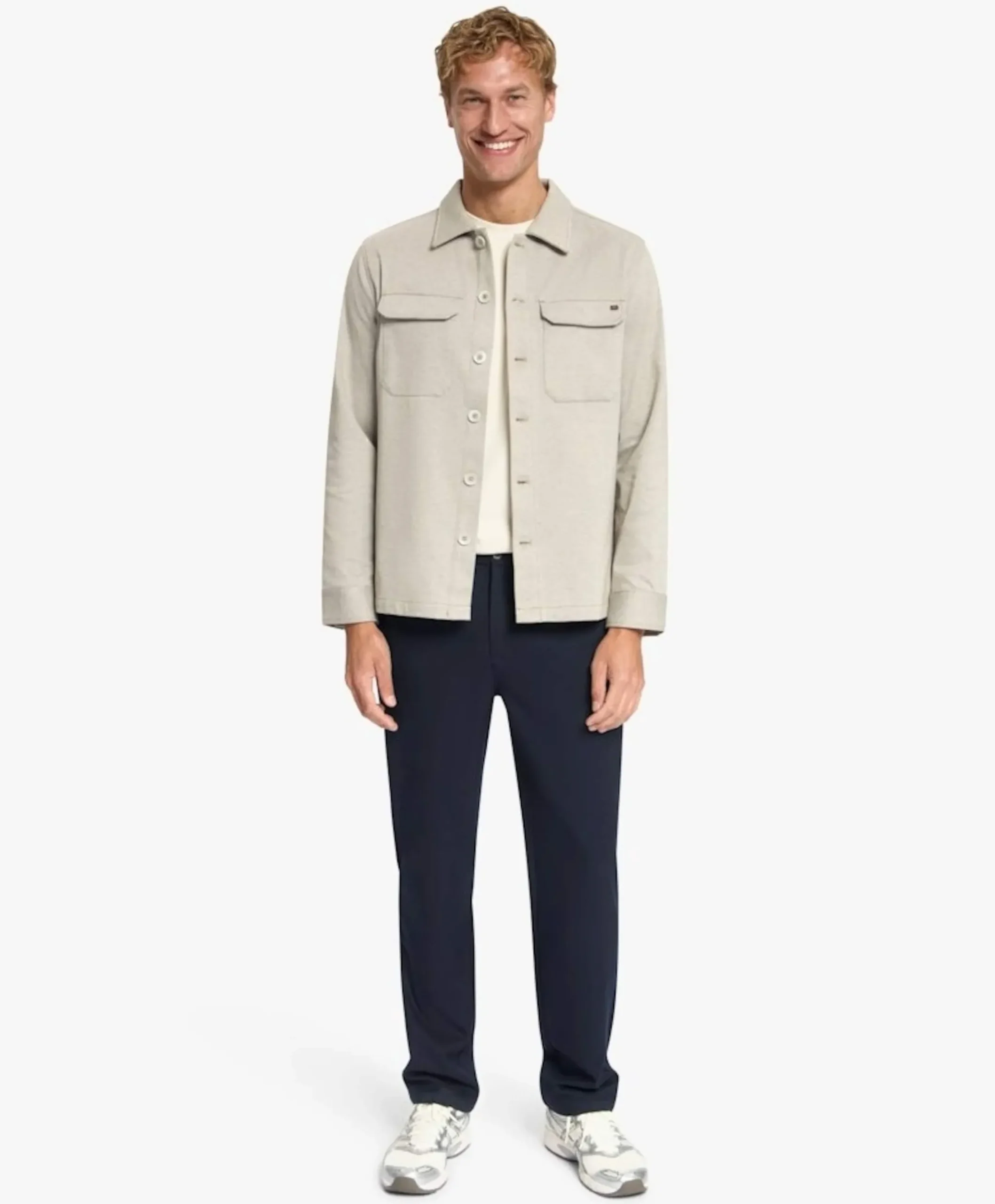 Heren overshirt bruin
