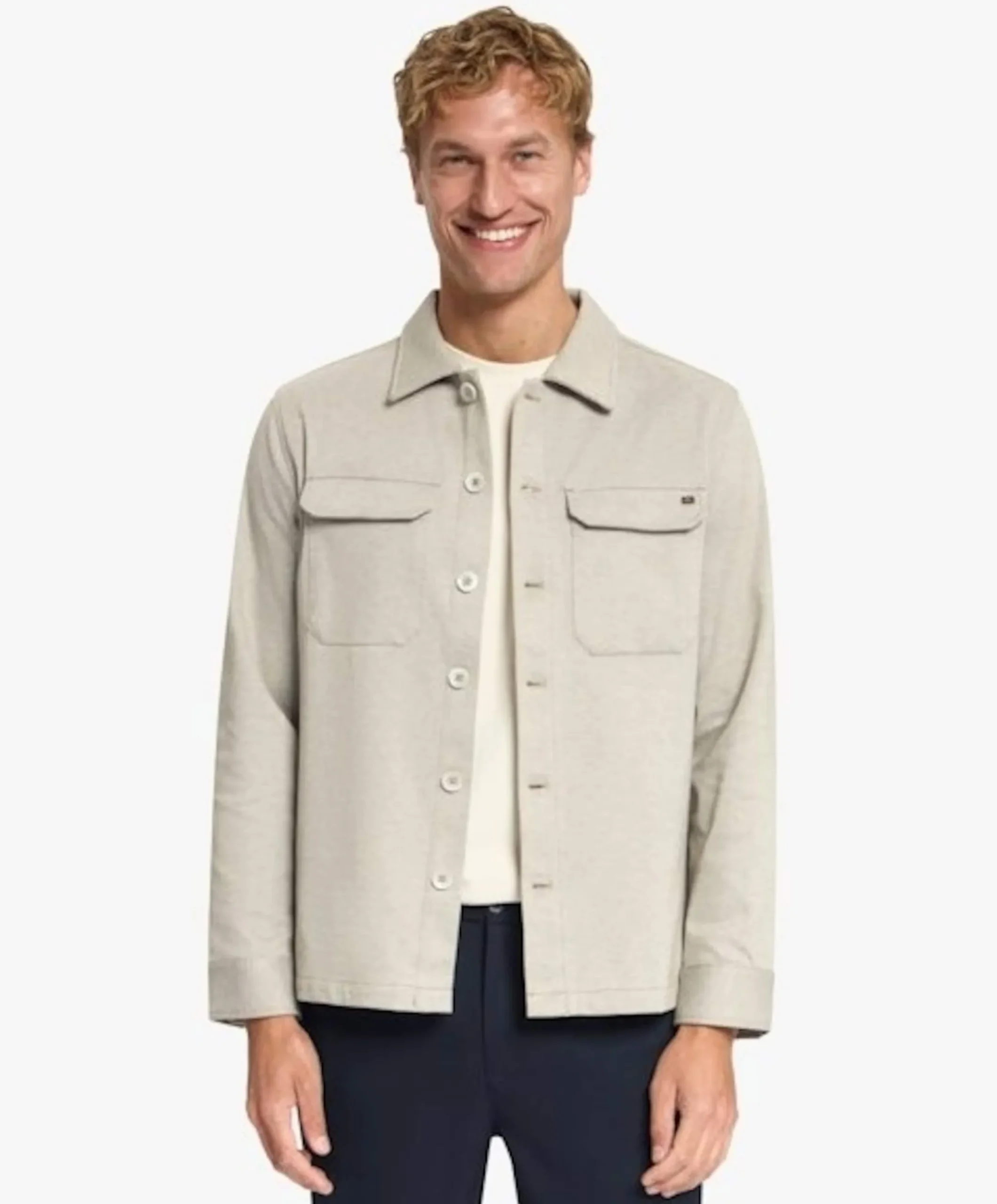 Heren overshirt bruin