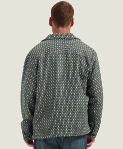Heren overshirt bruin