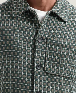 Heren overshirt bruin