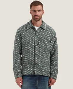 Heren overshirt bruin