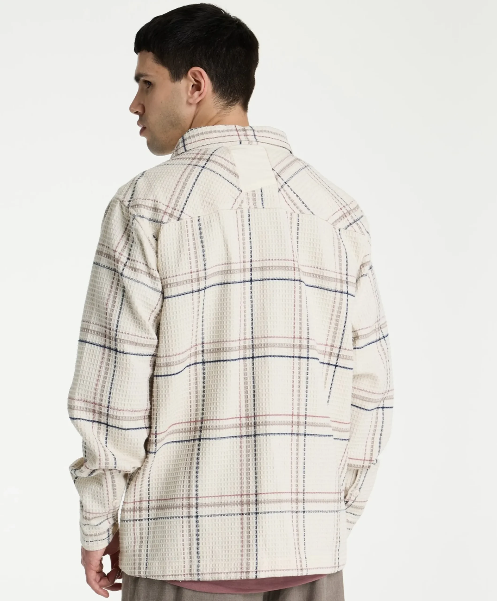 Heren overshirt ecru