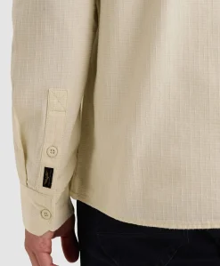 Heren overshirt ecru