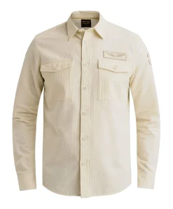 Heren overshirt ecru