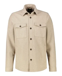 Heren overshirt ecru