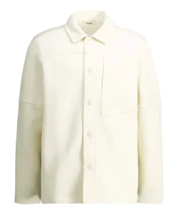 Heren overshirt ecru