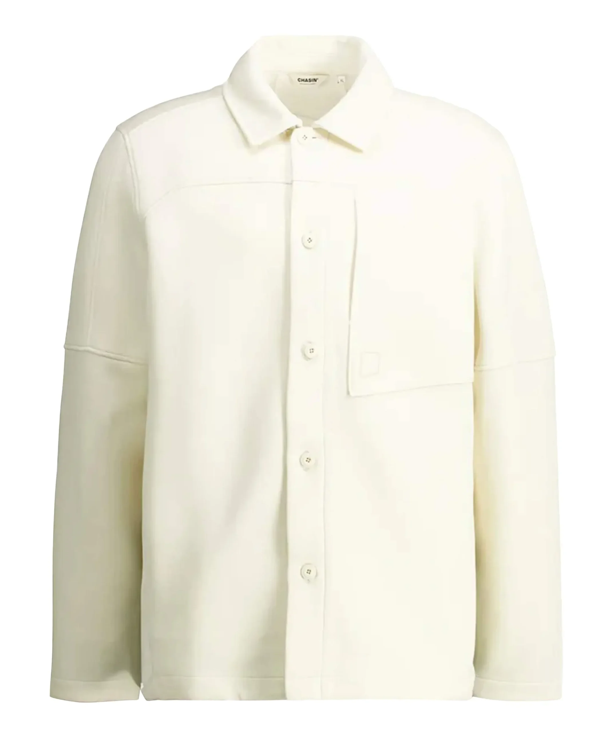 Heren overshirt ecru