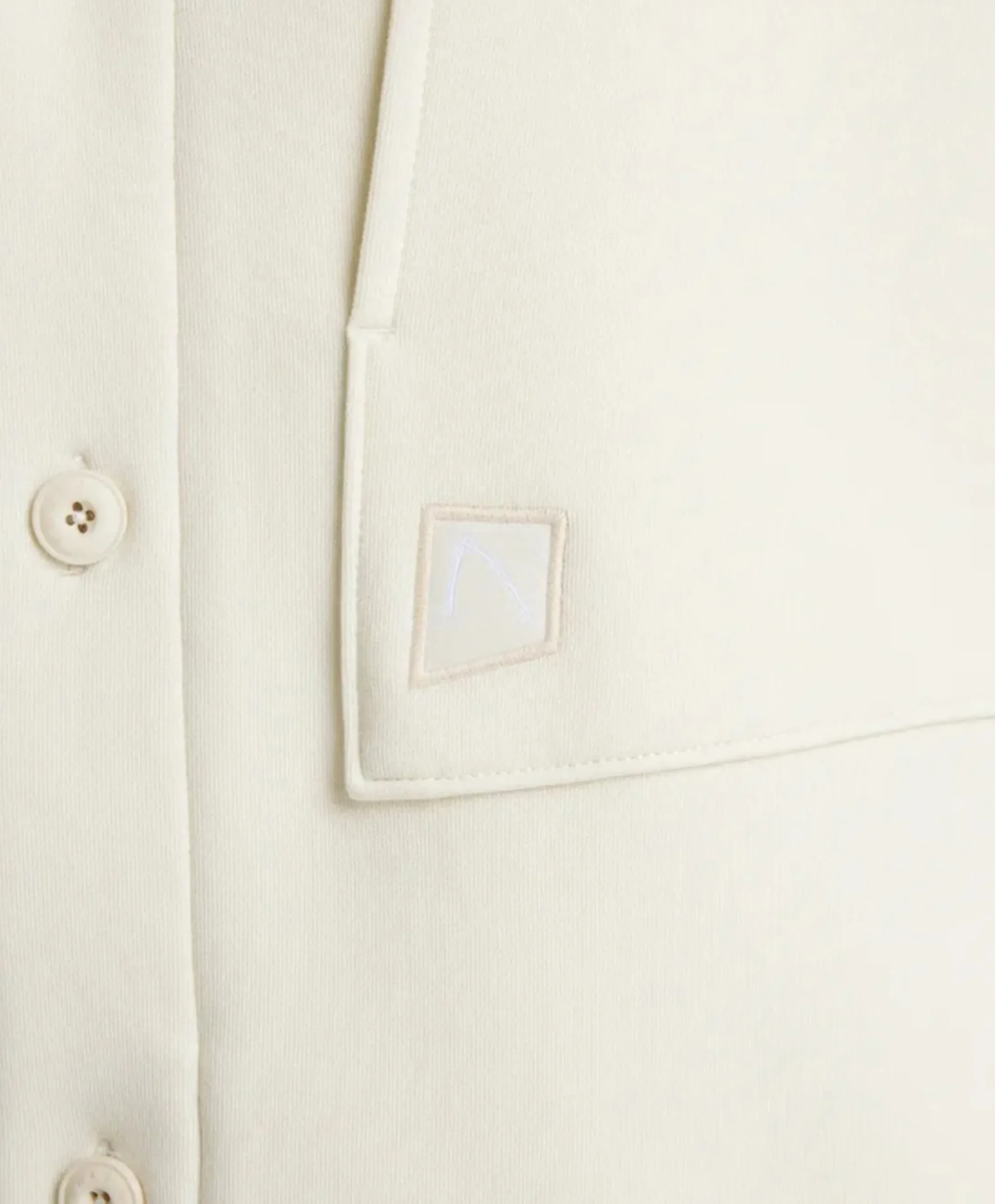 Heren overshirt ecru