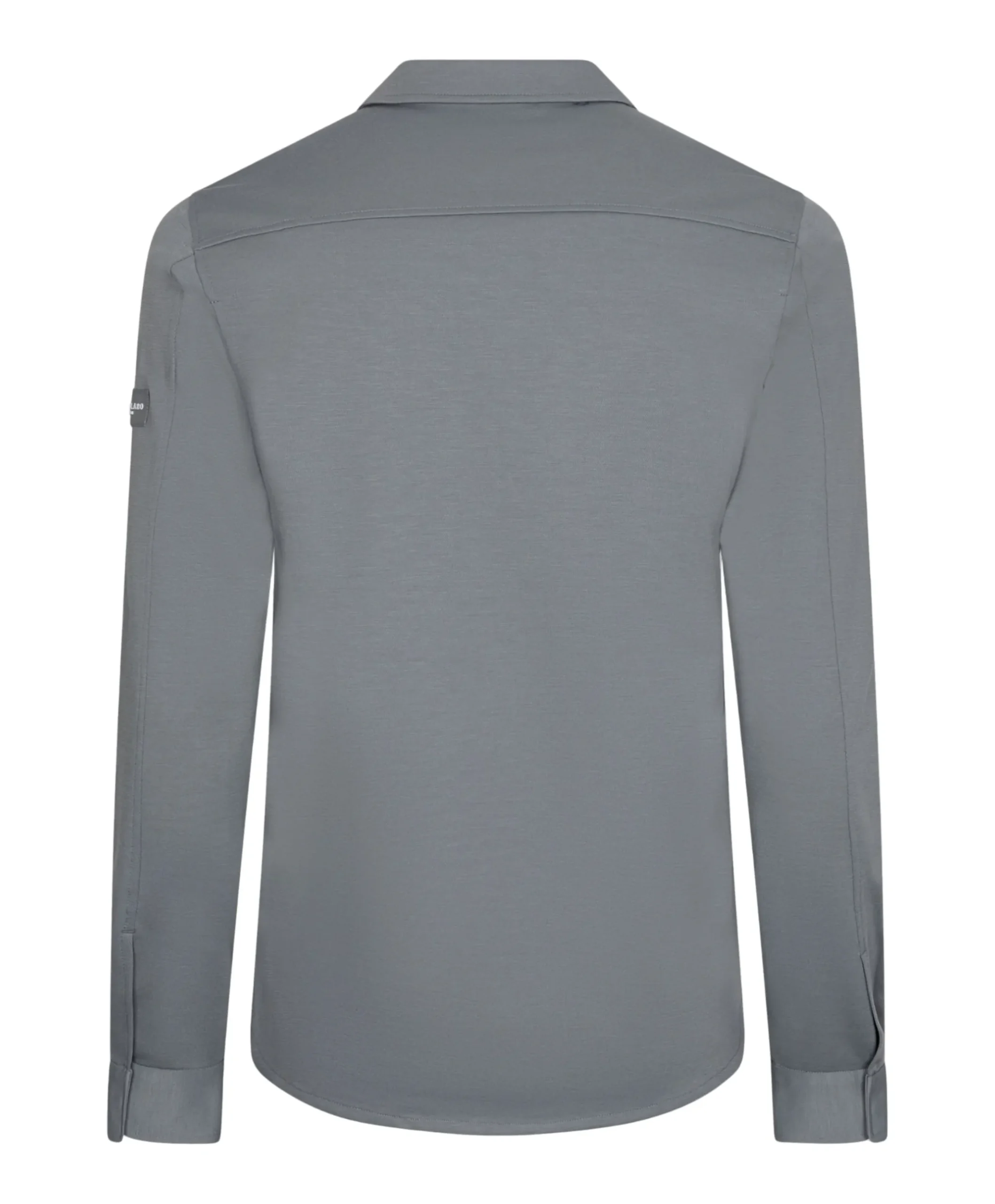 Heren overshirt grijs
