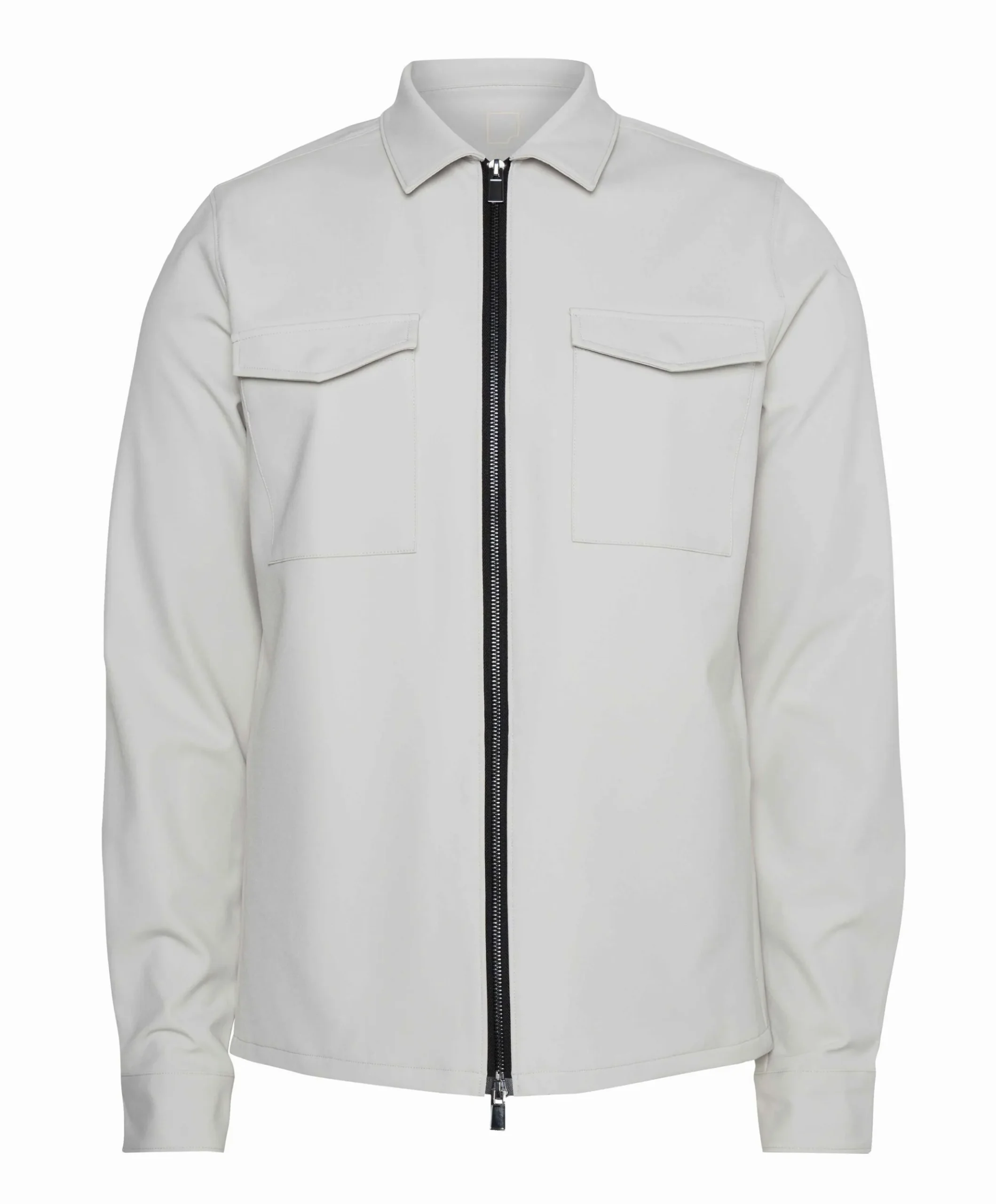 Heren overshirt grijs