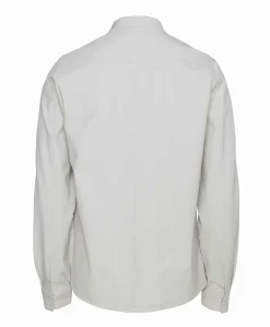 Heren overshirt grijs