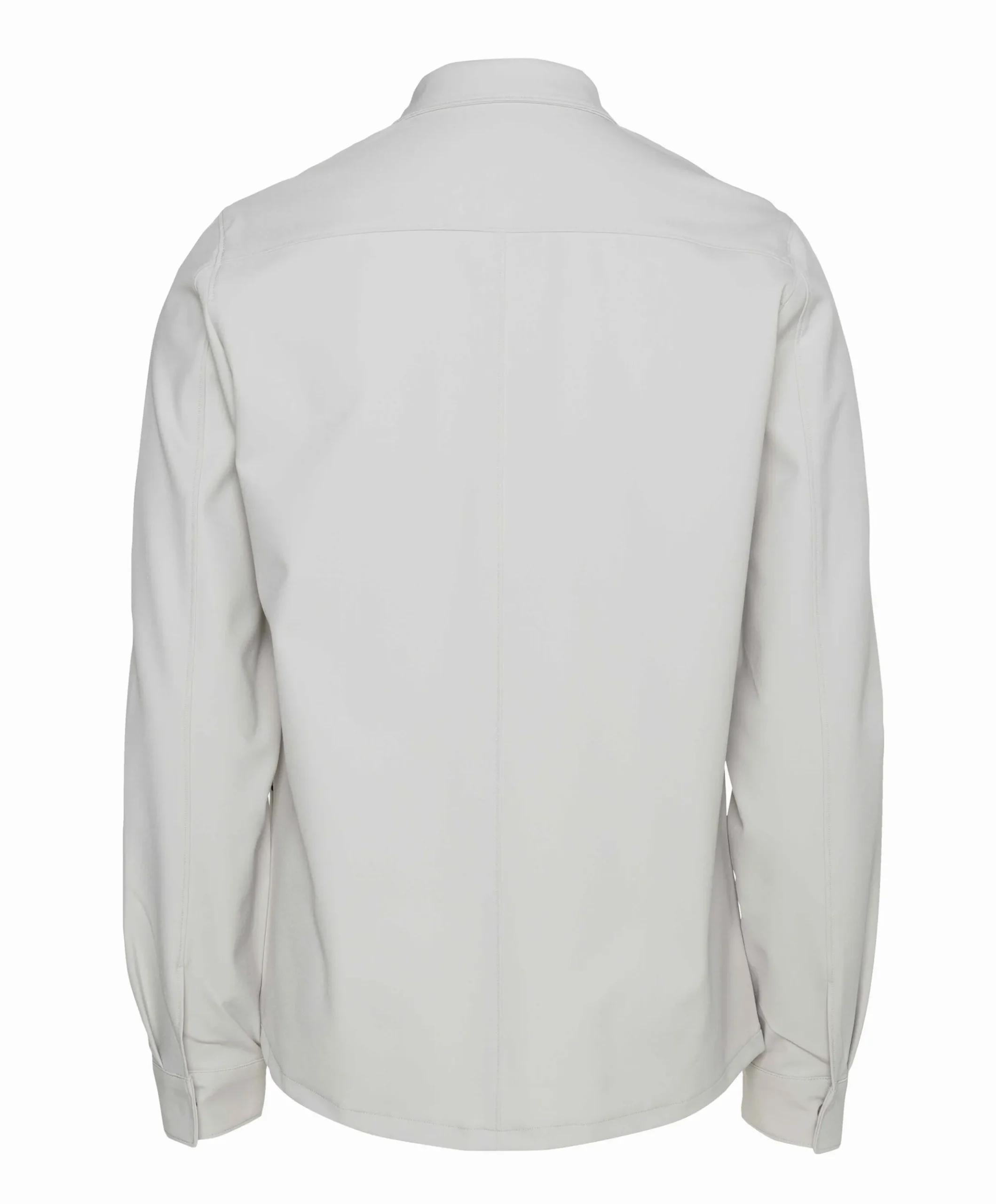 Heren overshirt grijs