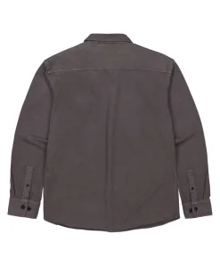 Heren overshirt grijs