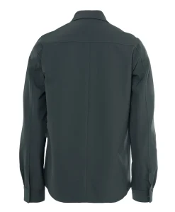 Heren overshirt grijs