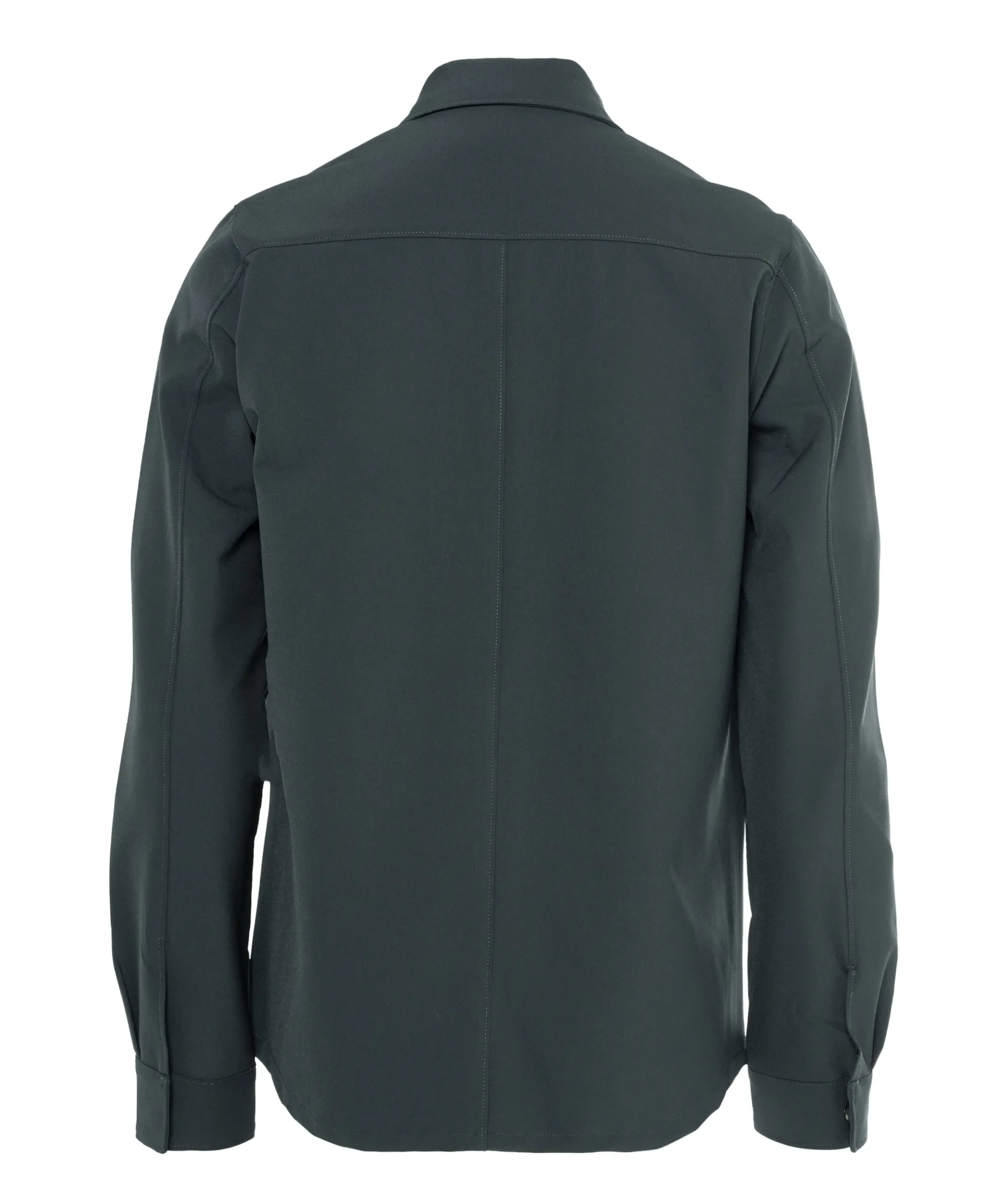 Heren overshirt grijs