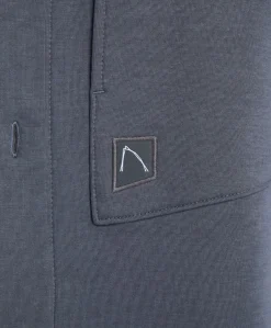 Heren overshirt grijs