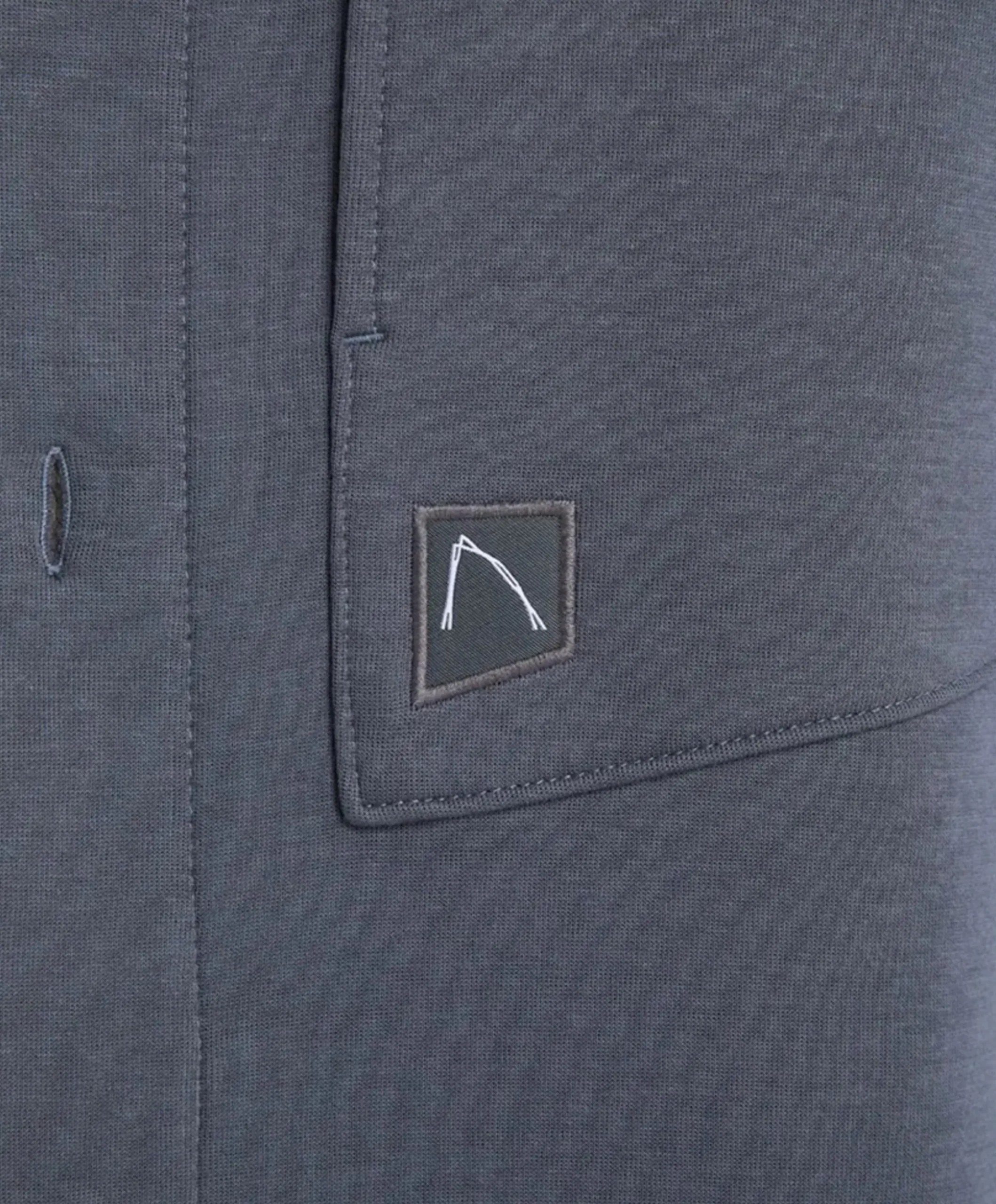 Heren overshirt grijs