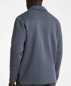 Heren overshirt grijs