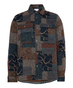 Heren overshirt groen