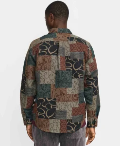 Heren overshirt groen