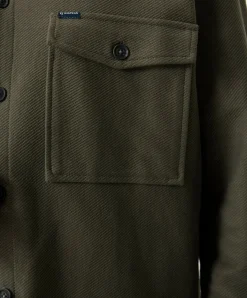 Heren overshirt groen