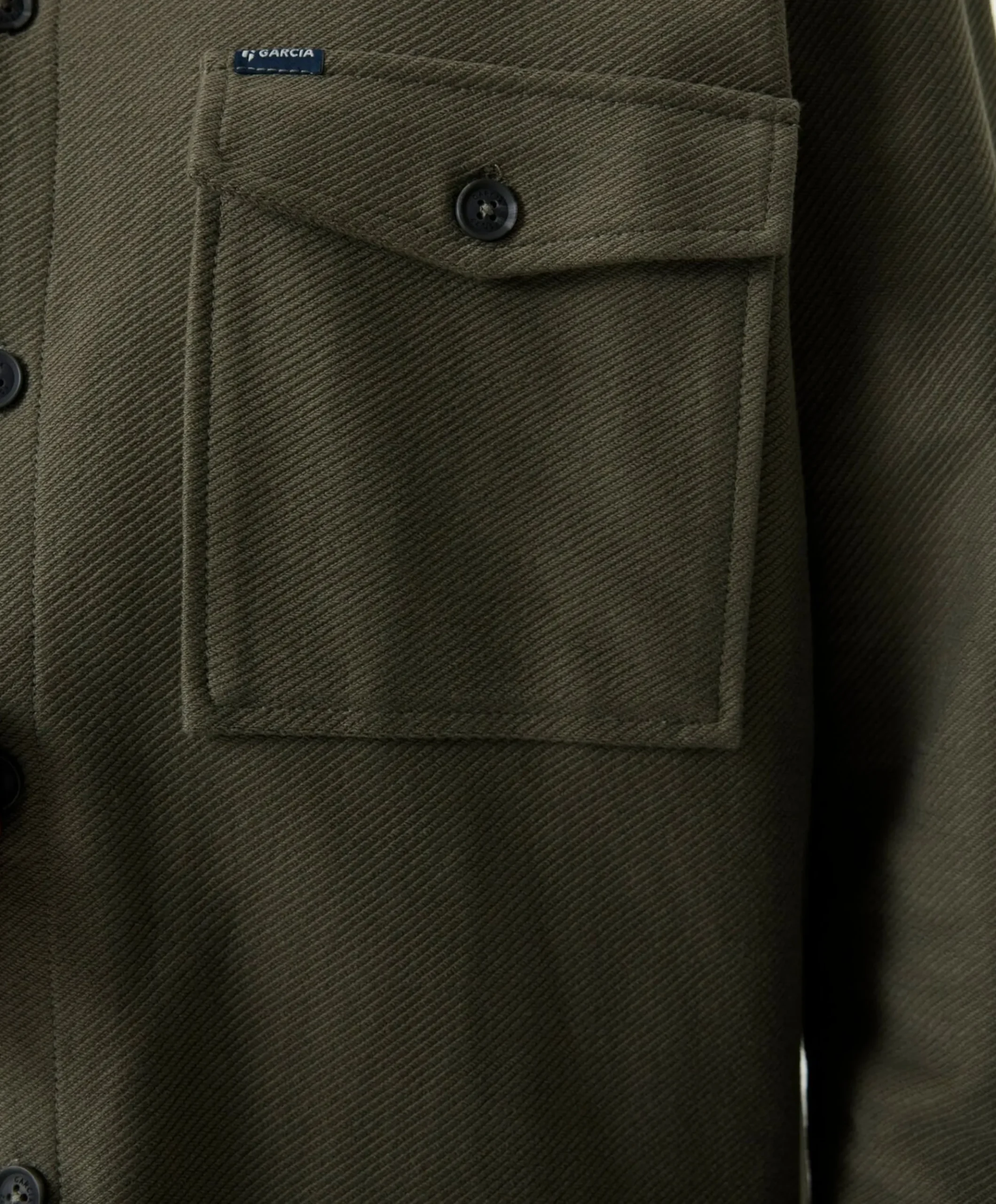 Heren overshirt groen