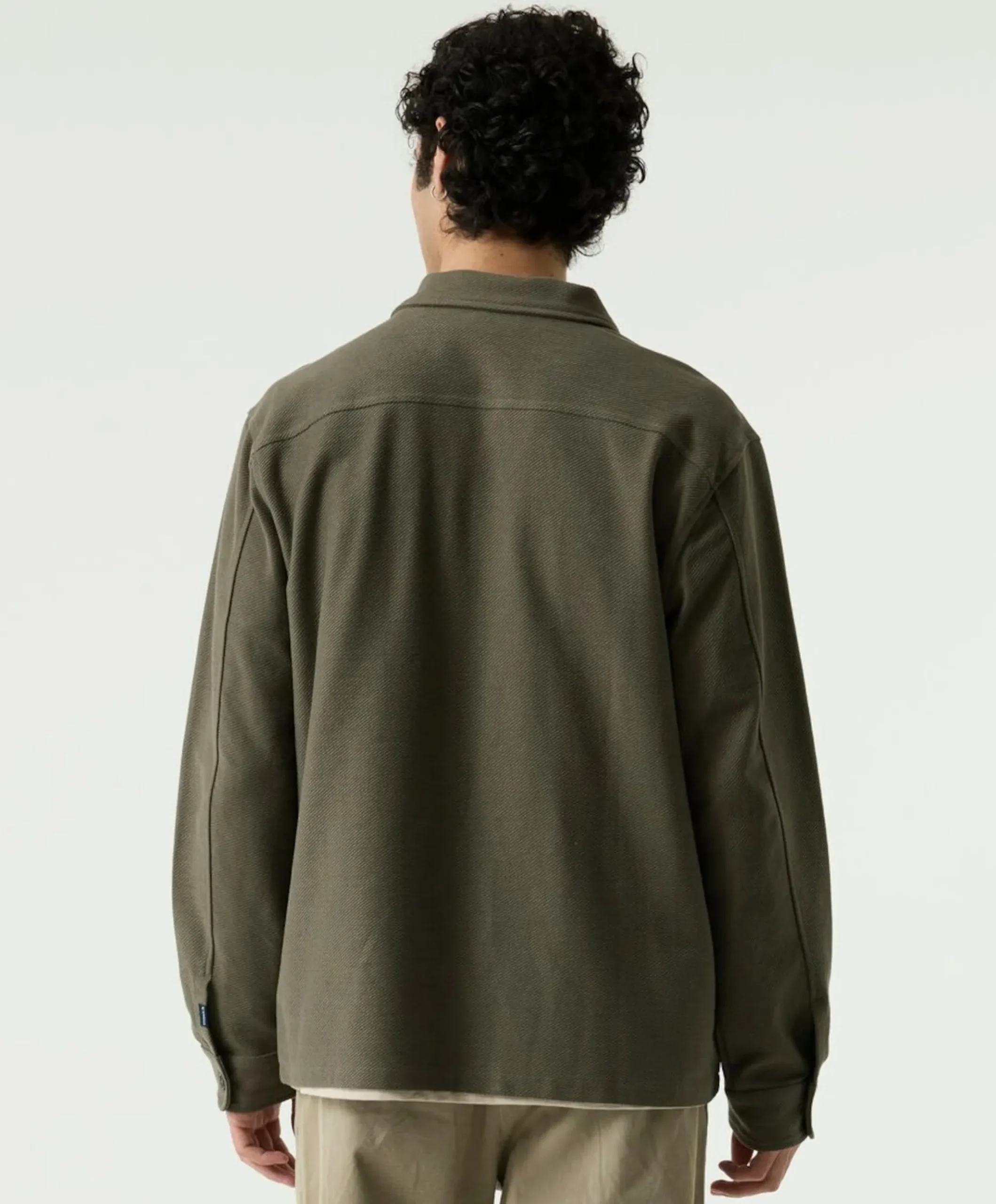 Heren overshirt groen