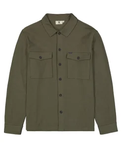 Heren overshirt groen