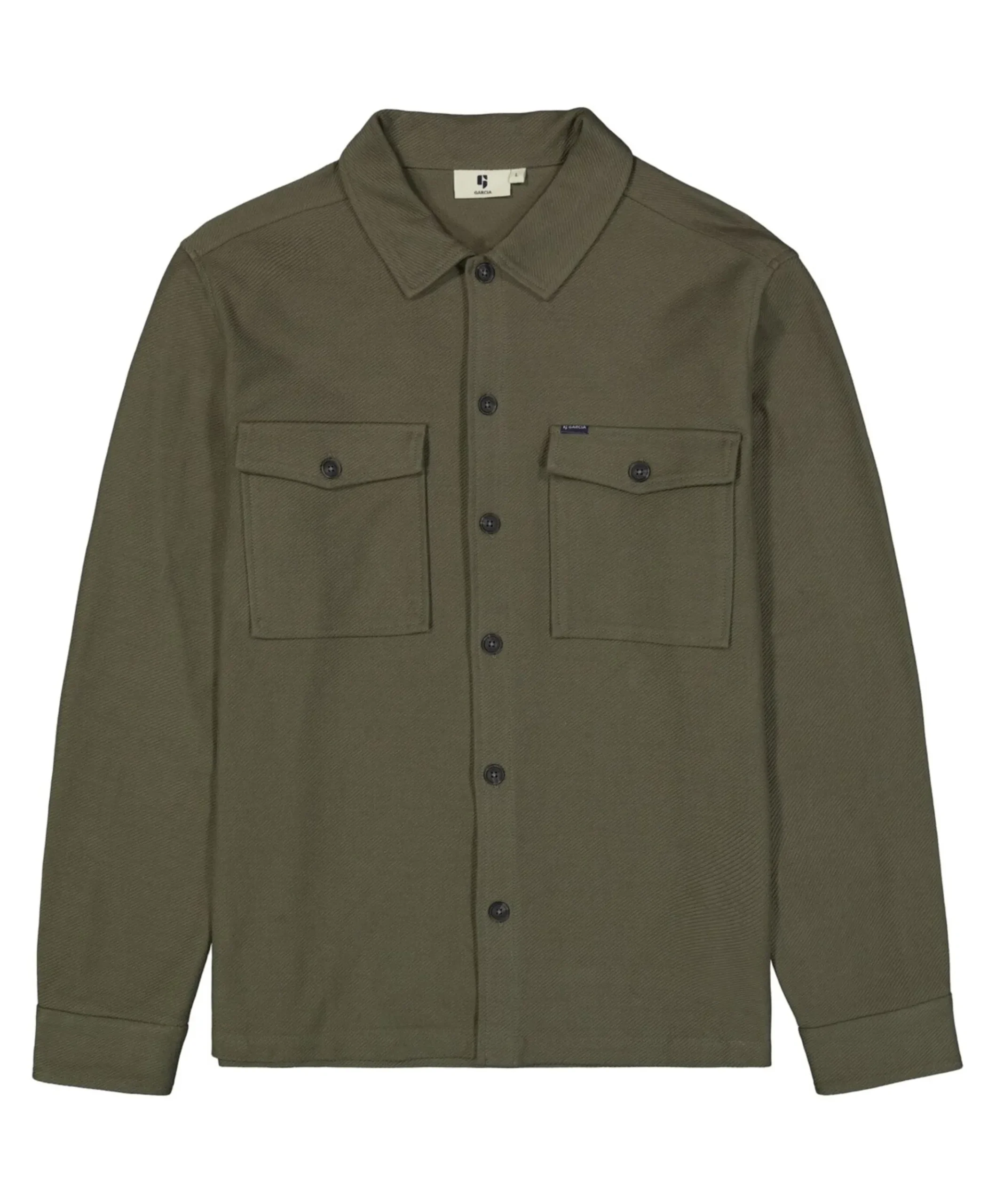 Heren overshirt groen