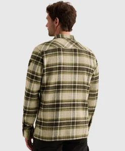 Heren overshirt groen