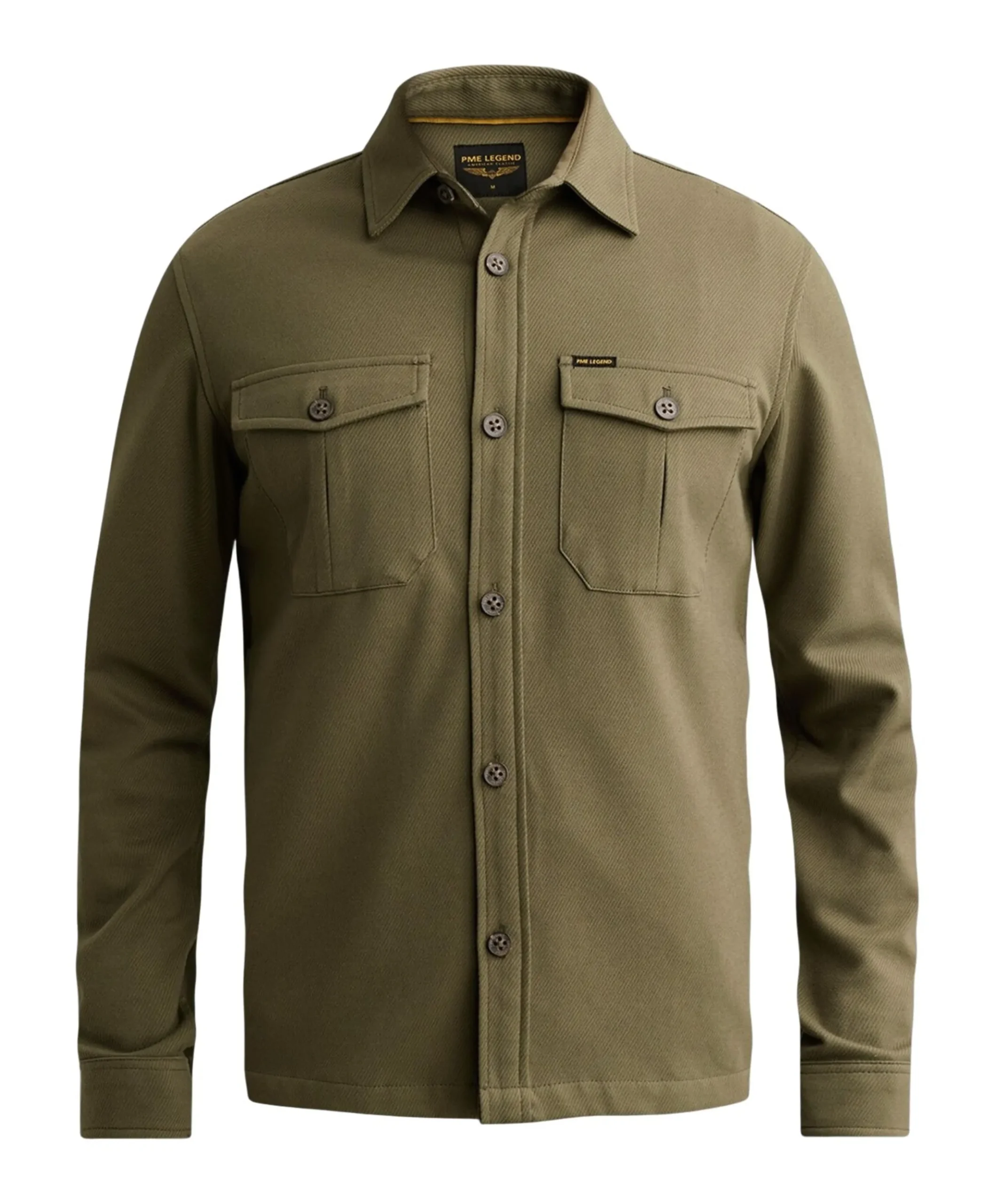 Heren overshirt groen
