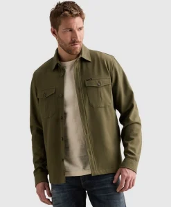 Heren overshirt groen