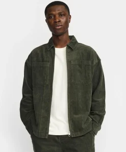 Heren overshirt groen