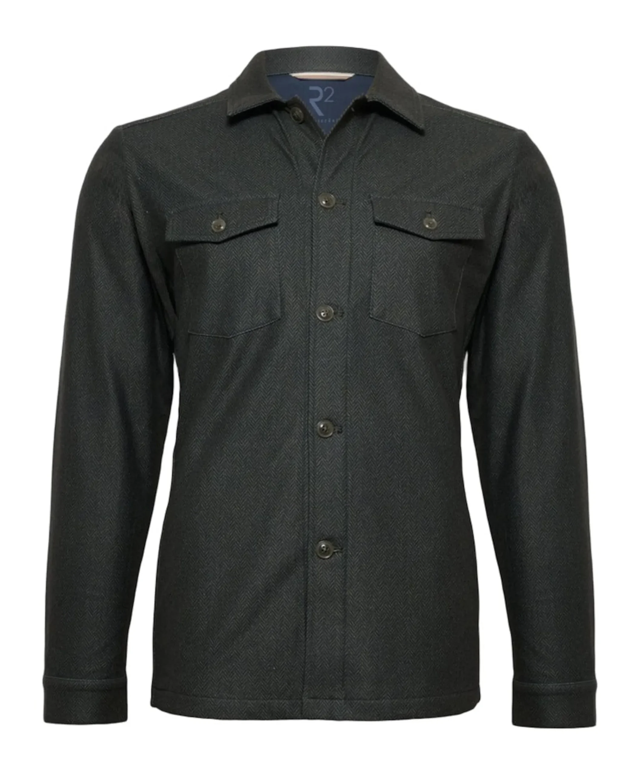 Heren overshirt groen
