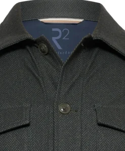 Heren overshirt groen