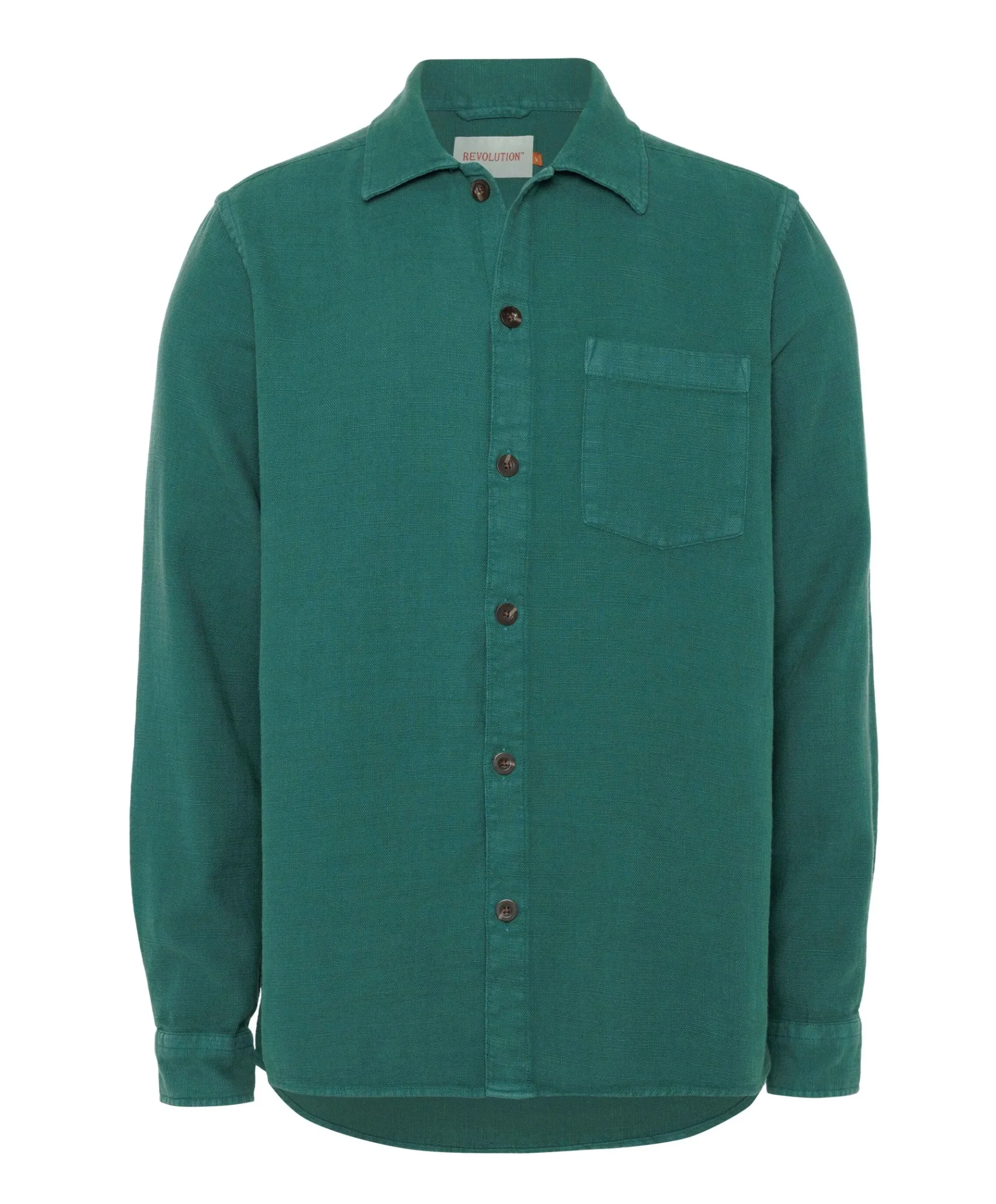 Heren overshirt groen